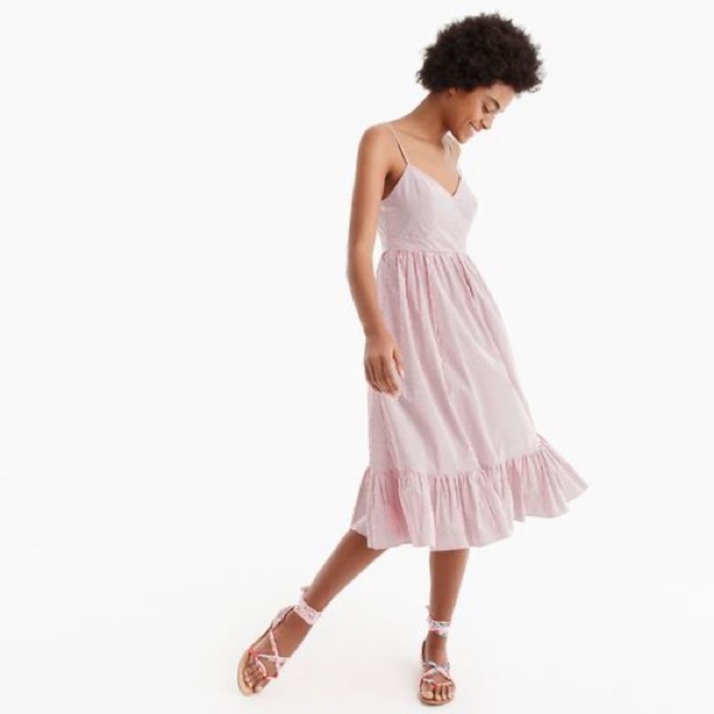 J. Crew Drapey Spaghetti Strap Dress